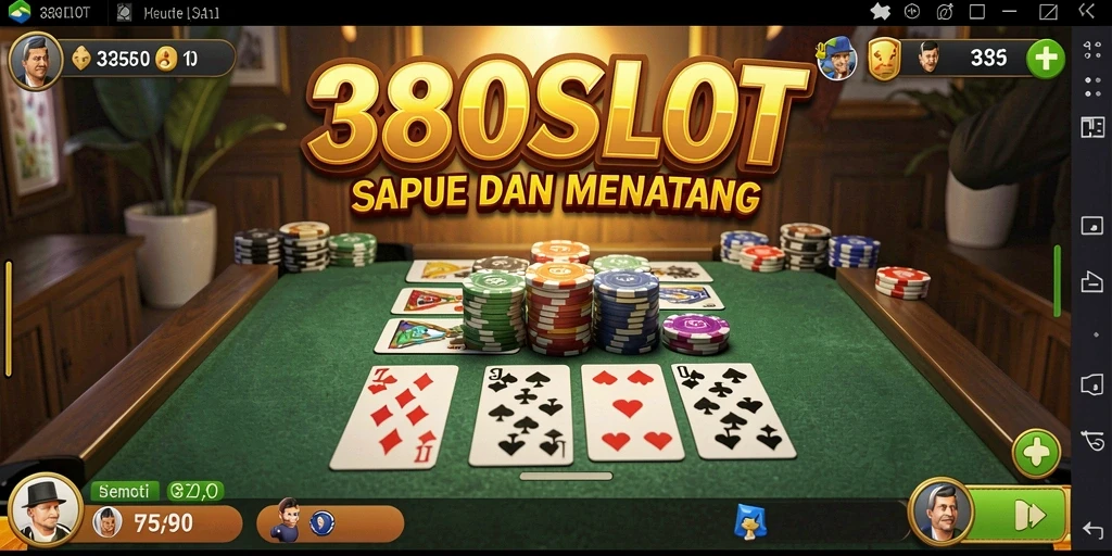 Tangkapan layar gameplay seru dari 380SLOT saat bermain Gaple.