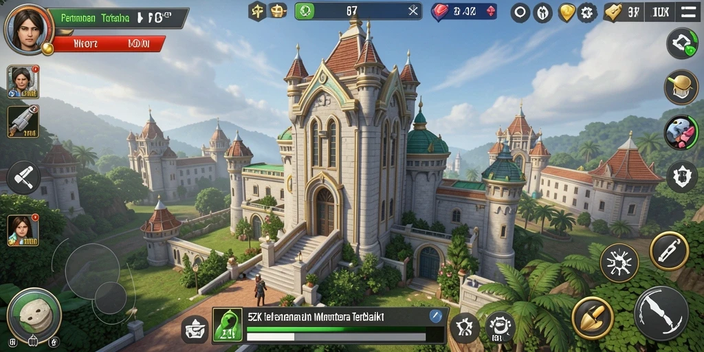 Tangkapan layar aksi mendebarkan dalam permainan Tower Defense 5ZK.
