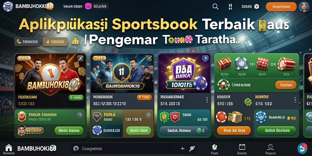 Tampilan antarmuka dan fitur live betting BAMBUHOKI88 dalam aksi.