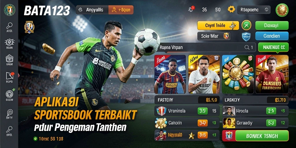 Tampilan gameplay BATA123 dalam action taruhan olahraga.
