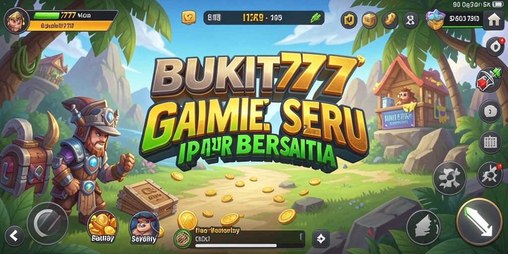 Tangkapan layar BUKIT777 menunjukkan gameplay santai yang menghibur.
