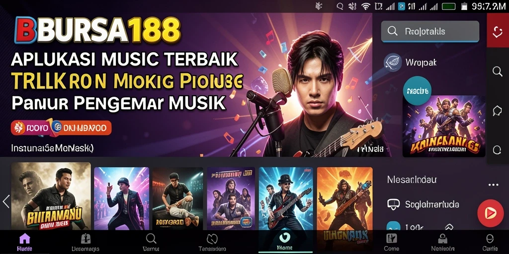 Tampilan gameplay dari BURSA188 dengan musik yang dinamis.