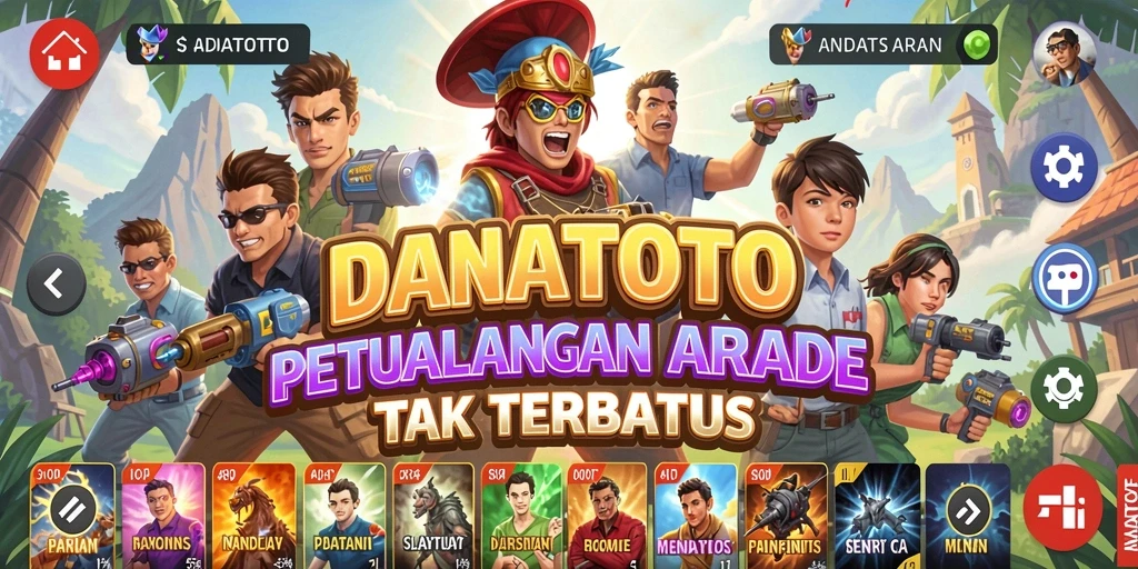 Tampilan gameplay seru dan menantang di DANATOTO.