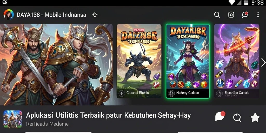 Tangkapan layar DAYA138 menampilkan antarmuka pengguna yang menarik dan mudah digunakan.