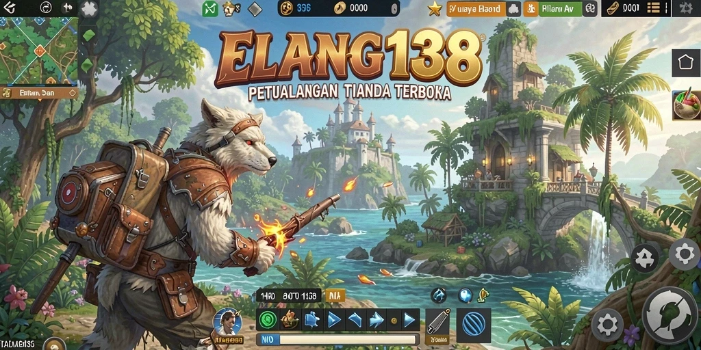 Tangkapan layar gameplay ELANG138 yang menampilkan keindahan dunia terbuka.