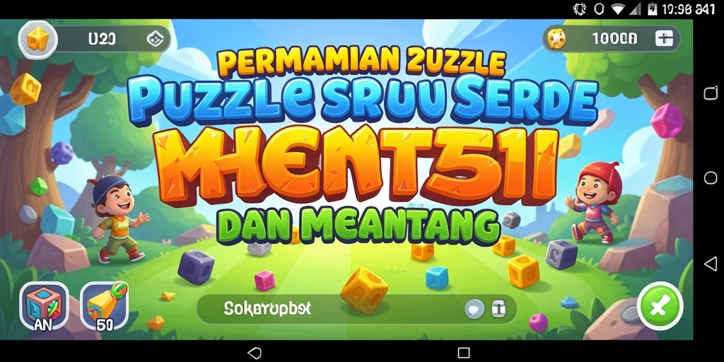 Tampilan menarik dari gameplay Puzzle HOT51 dengan berbagai tantangan.