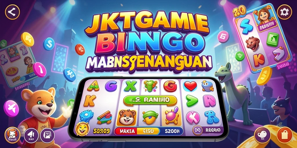 Tampilan gameplay JKTGAME yang menarik dan penuh warna.