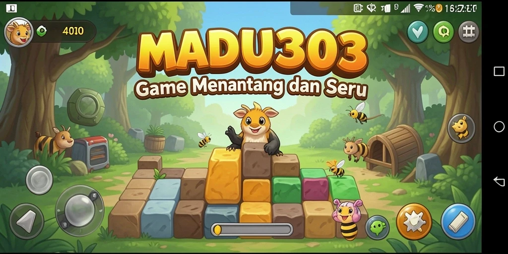 Tampilan gameplay menantang dan menyenangkan di MADU303.