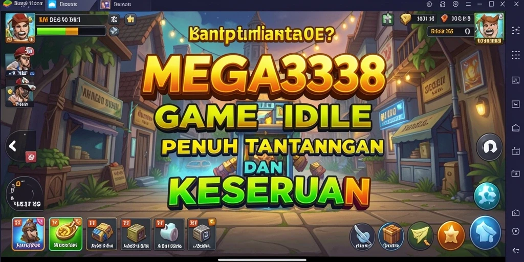 Tampilan gameplay MEGA338 yang seru dengan elemen Idle.