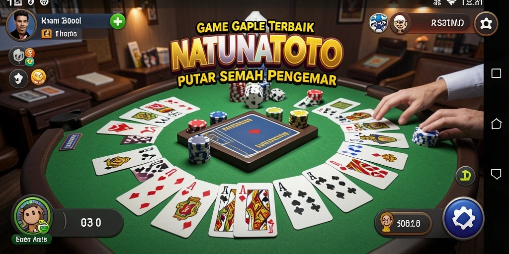 Tangkapan layar permainan Gaple yang mendebarkan di NATUNATOTO.