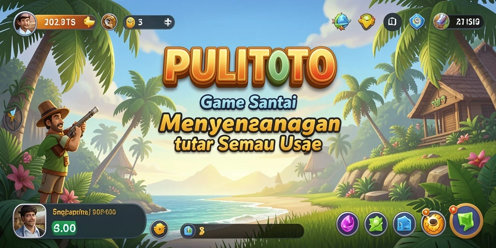Tampilan permainan PULITOTO yang ceria dan interaktif.