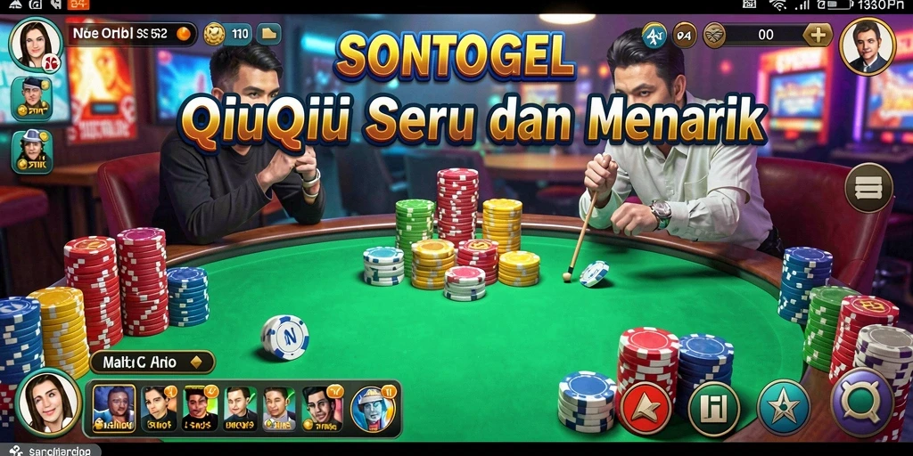 Tangkapan layar gameplay QiuQiu di SONTOGEL.