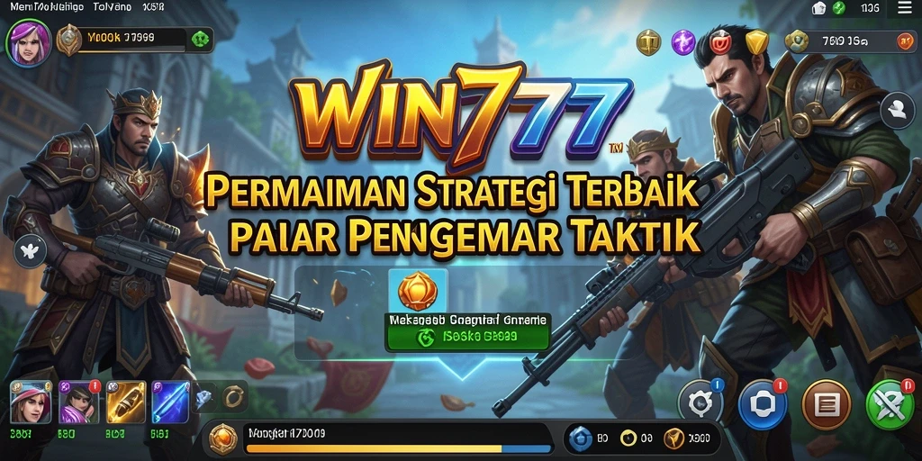 Tampilan gameplay dinamis dan penuh strategi di WIN777.