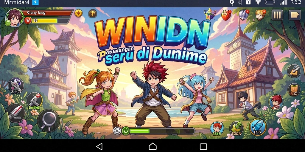 Gameplay seru WINIDN dengan karakter Anime yang menawan.